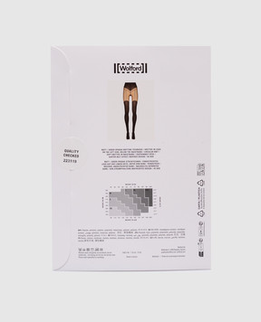 Wolford Чорні колготи Garter belt 17630
