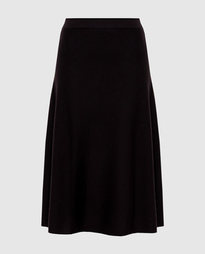 Allude Коричнева спідниця з вовни 25564045