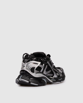 Balenciaga Чорні кросівки Runner з логотипом 772774W3RMU