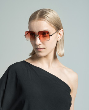 Materiel Серебристые очки с градиентом MSS24SN07