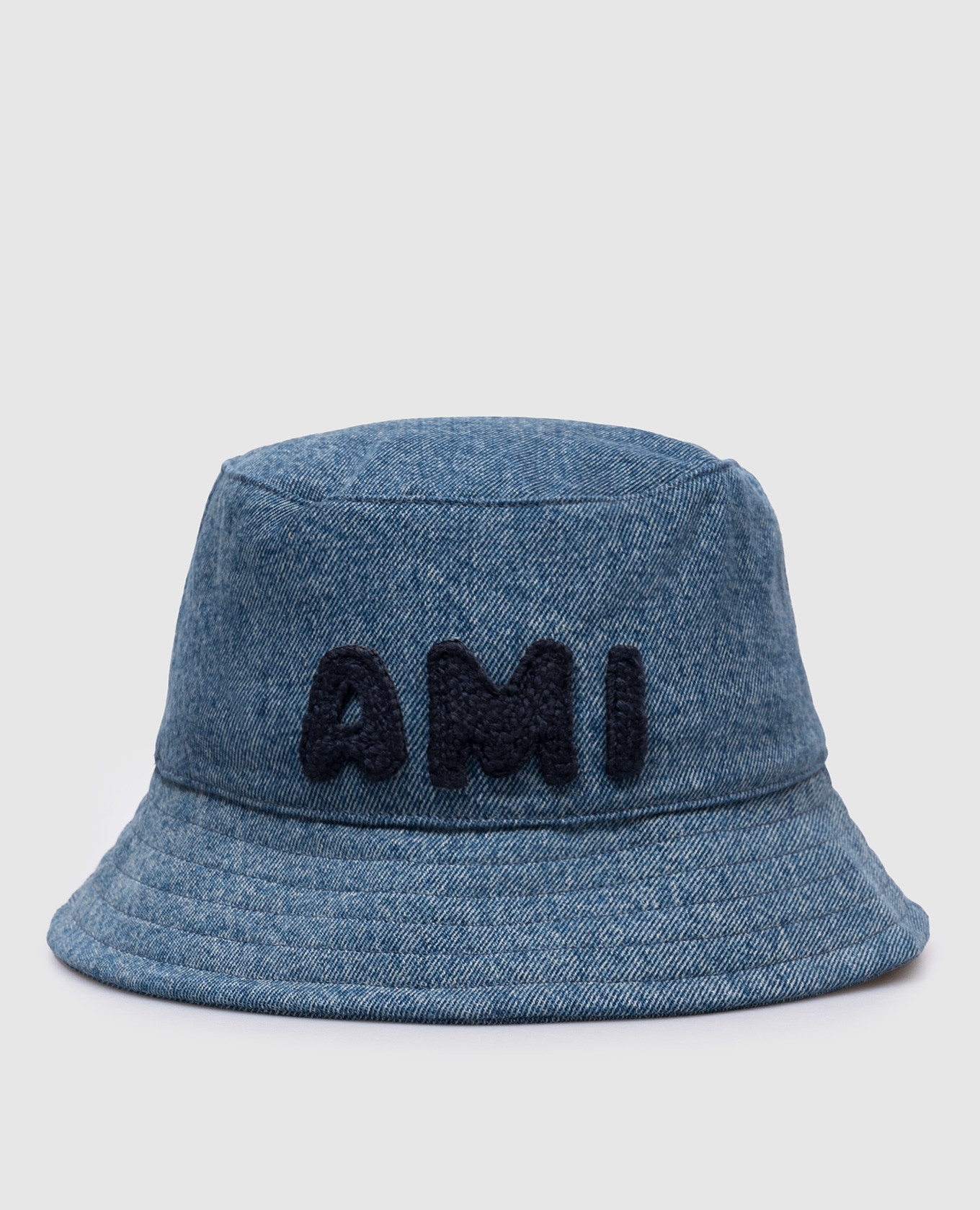 

Синяя панама с аппликацией логотипа, Синий, Панамы