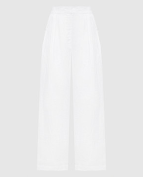 Faithfull Белые брюки Duomo из льна. FF2816WHT