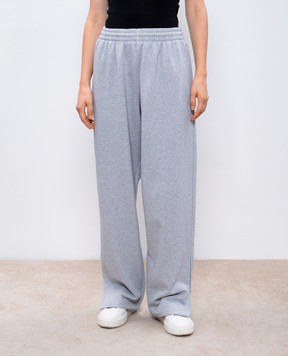 WARDROBE.NYC Сірі меланжеві спортивні штани W2049R09