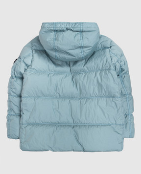 Stone Island Дитячий блакитний пуховик K2S164100004S0A231012