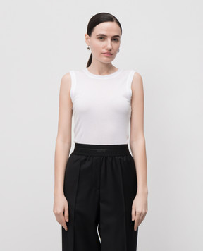 Helmut Lang Білий топ з логотипом P02HW502