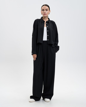PROENZA SCHOULER Чорні штани Salome з вовною R2546002AY213