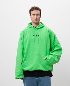 Vetements Зеленые худи с принтом логотипа UA66HD600Em