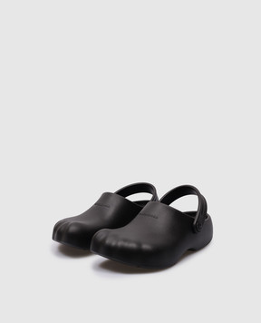 Balenciaga Черные мюли с фактурным логотипом 789637W3SU1