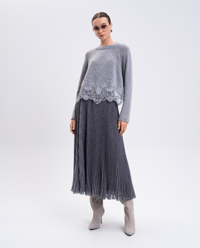 Ermanno Scervino Сірий светр з кашеміру D475M305APKFX