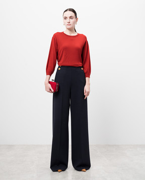 Max Mara Червоний джемпер AMICI з вовни AMICI
