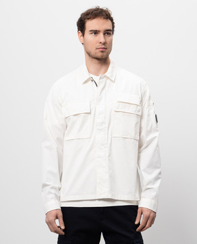 C.P. Company Белая куртка с логотипом MSH128A110143G