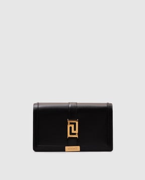Versace Черная кожаная сумка Greca goddes 10072201A05134