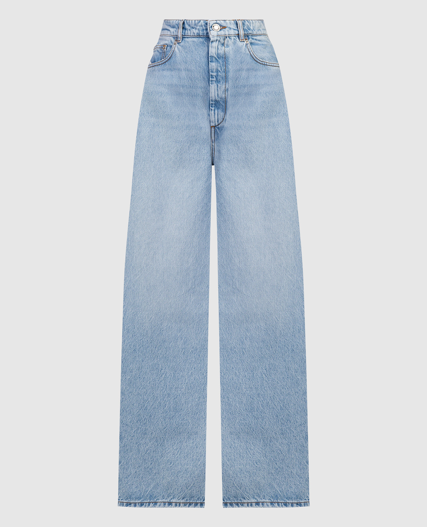 ANGRI blue jeans with logo patch