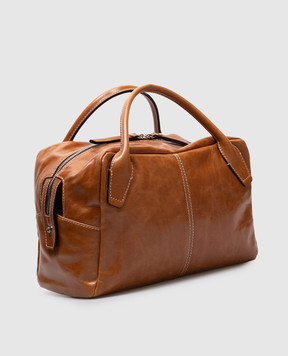 Gianni Chiarini Коричнева шкіряна сумка-боулер Emily BS11301INTY