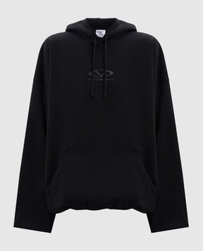 Vetements Черные худи с принтом логотипа UA66HD600BB