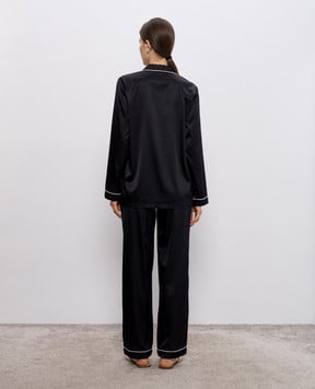 Dore & Rose Черная пижама из шелка PREMIUMSILKPJSET