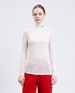 Jil Sander Білий гольф з вовною J40GC0020J70021