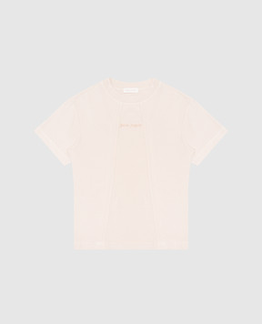 Palm Angels Детская футболка с принтом логотипа PBAA014S25JER0011012