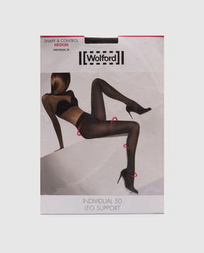 Wolford Коричневі колготи 50 den 18600ВЛ16