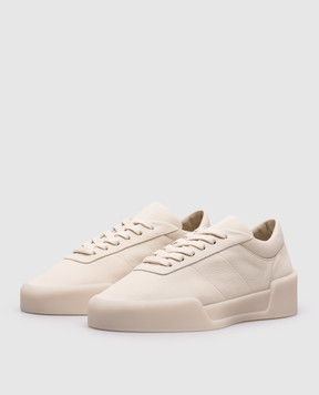 Fear of God Бежевые кроссовки Aerobic Low из нубука FGE280101NUBm