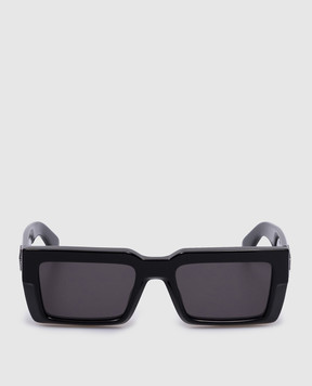 Off-White Чорні окуляри Moberly з логотипом OERI114S24PLA001