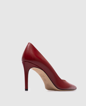 Stuart Weitzman Бордовые кожаные туфли POWER SK303