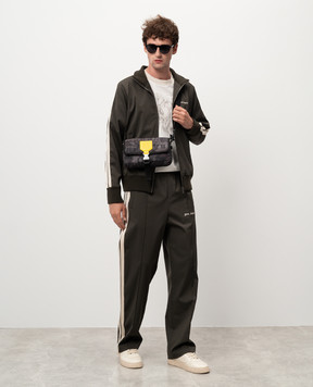 Palm Angels Зелена вітровка з вишивкою логотипа PMBD077F24FAB001