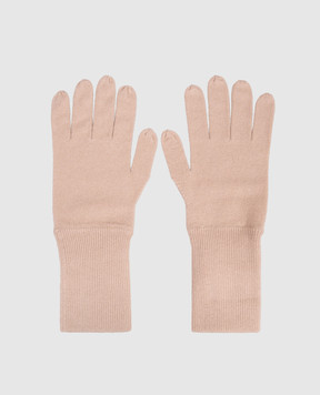 Allude Бежеві рукавички з кашеміру 25592000