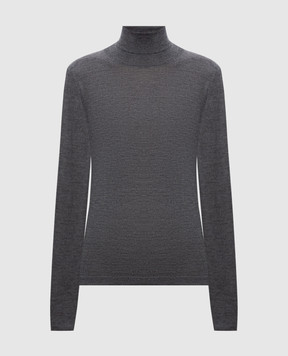Brunello Cucinelli Сірий гольф з кашеміру і шовку M13800063