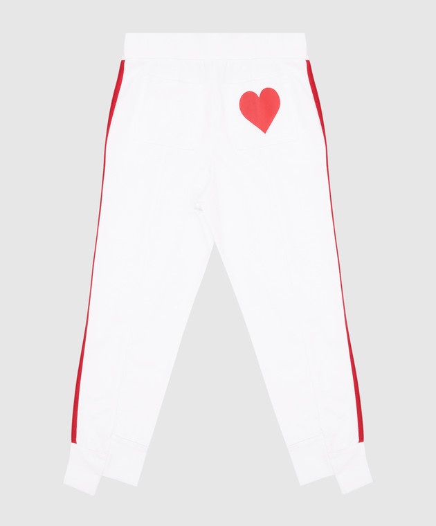 Twinset Дитячі білі штани з логотипом GS82KC610 зображення 2