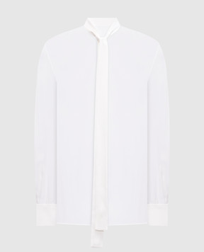 Dolce&Gabbana Біла блуза із шовку F5T27TFU1AT