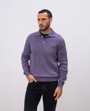Brunello Cucinelli Фиолетовый свитер из кашемира M22707205