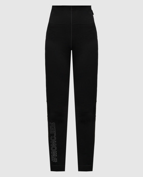 Moncler Grenoble Чорні легінси з логотипом J20988H00003829H7