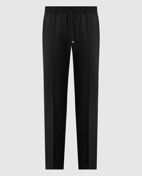 Valentino Чорні штани з вовни та мохеру 5V3RB52225S