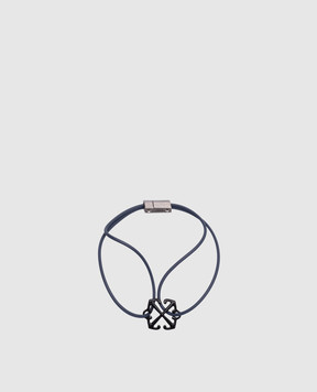 Off-White Синій браслет Arrow OMOA10AF24MET001