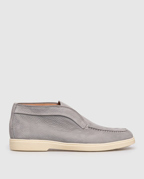 Santoni Сірі дезерти з нубука WUYA58458TISNPRX