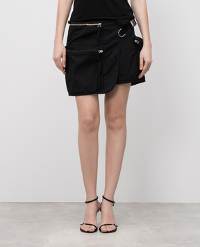 Helmut Lang Чорна спідниця на запах P03HW301