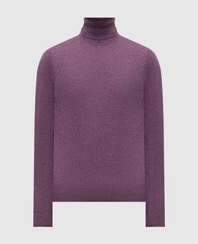 Brunello Cucinelli Фіолетовий гольф з кашеміру M2200103