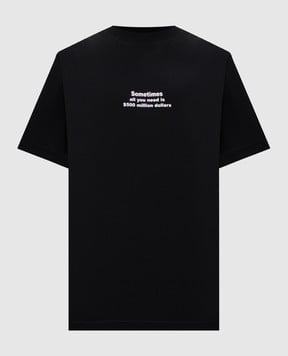 Vetements Черная футболка UA66TR690Bm