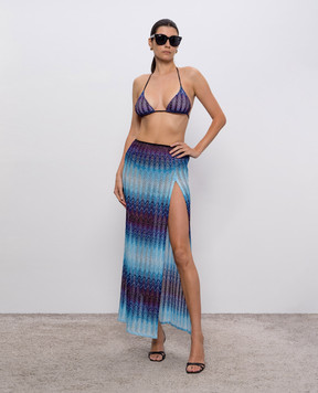 Missoni Пляжна спідниця у візерунок з люрексом MS25SH0FBR012U