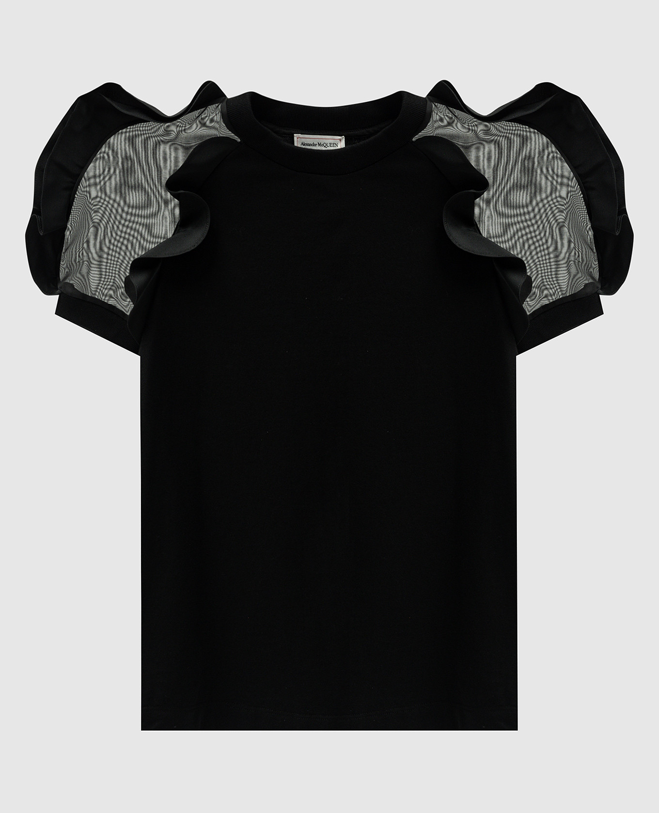 

Черный топ с рюшами, Топы