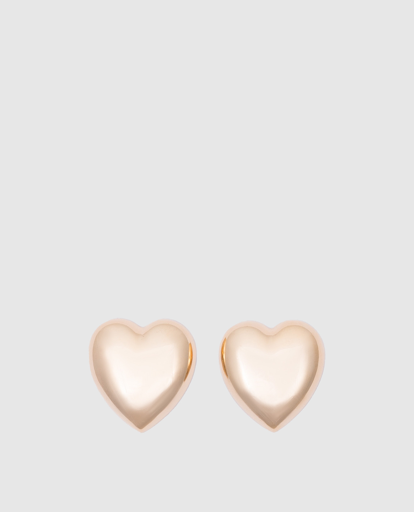 

Золотые серьги FULL HEART в виде сердец, Золотистый, Серьги