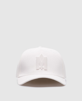 Mackage Біла кепка ANDERSON-V з фактурною емблемою логотипа ANDERSONVw