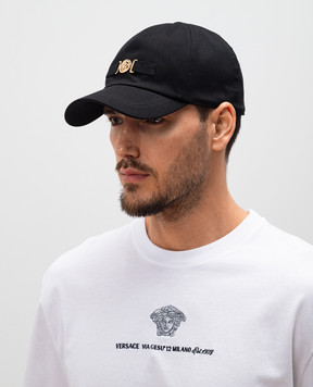 Versace Черная кепка Biggie Medusa 10107461A13713