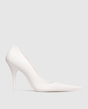 Vetements Белые кожаные туфли WH76HE500W
