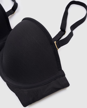Wolford Черный лиф с прозрачными вставками 4W1270