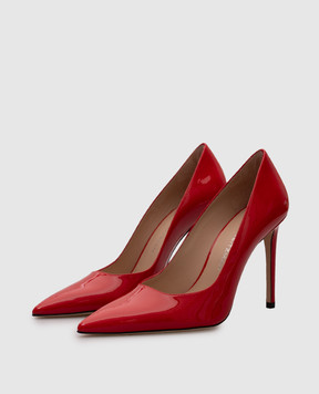 Stuart Weitzman Красные кожаные лакированные туфли POWER SJ956