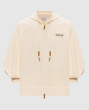 Moncler Бежева спортивна куртка з логотипом K10938G0003789A1K
