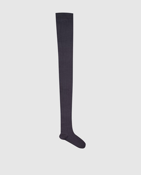 Brunello Cucinelli Сині колготи з кашеміру M62990069
