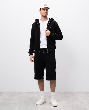 Dolce&Gabbana Чорна спортивна куртка з логотипом G9IF0TG7JYX